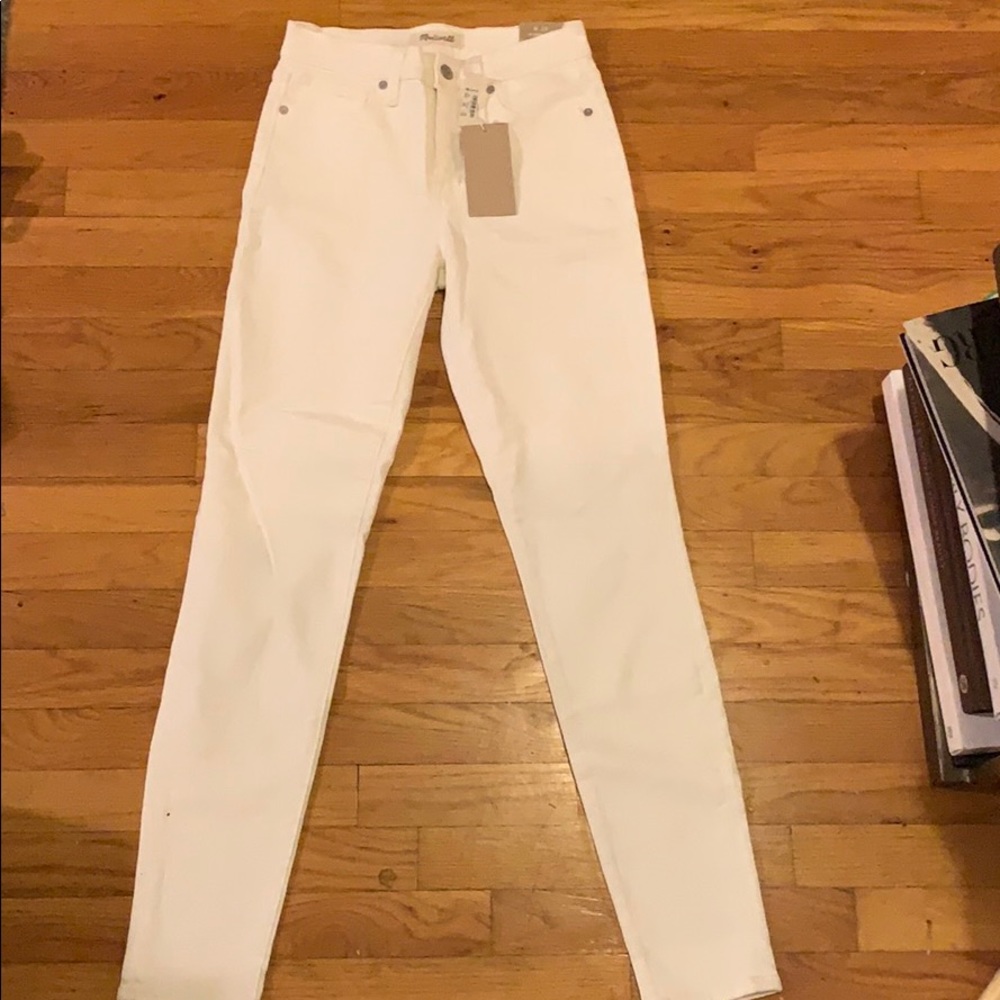 Madewell White 9” High Rise Jeans NWT